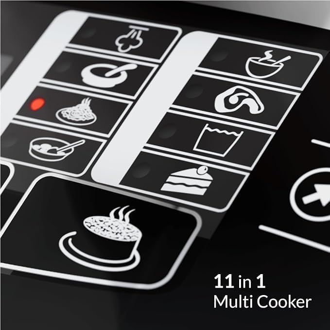 Silver Crest Electric Rice Maker, Multifunctional Digital Touch 5L 900W