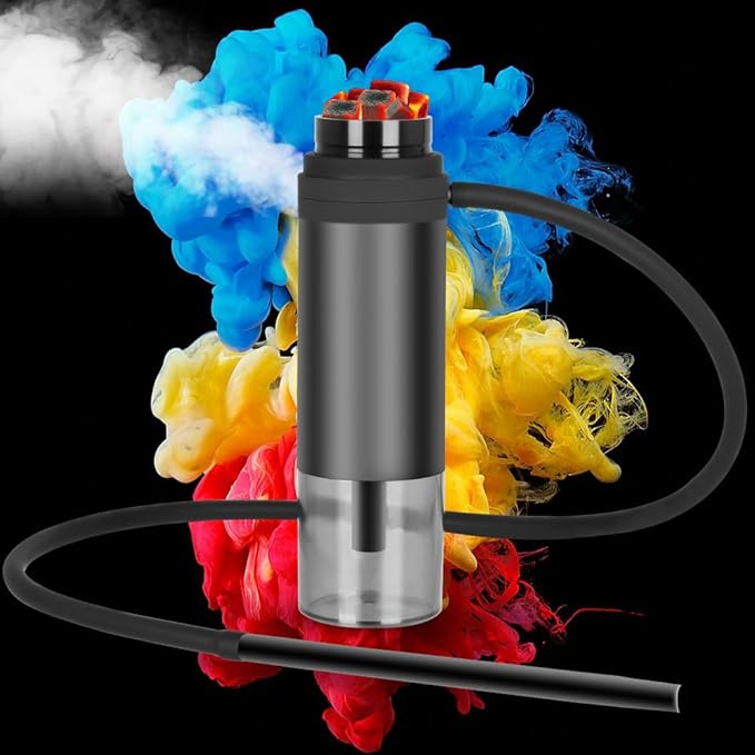 Portable Hookah With Everything Great For Car Travel Include All Hookah Accessories