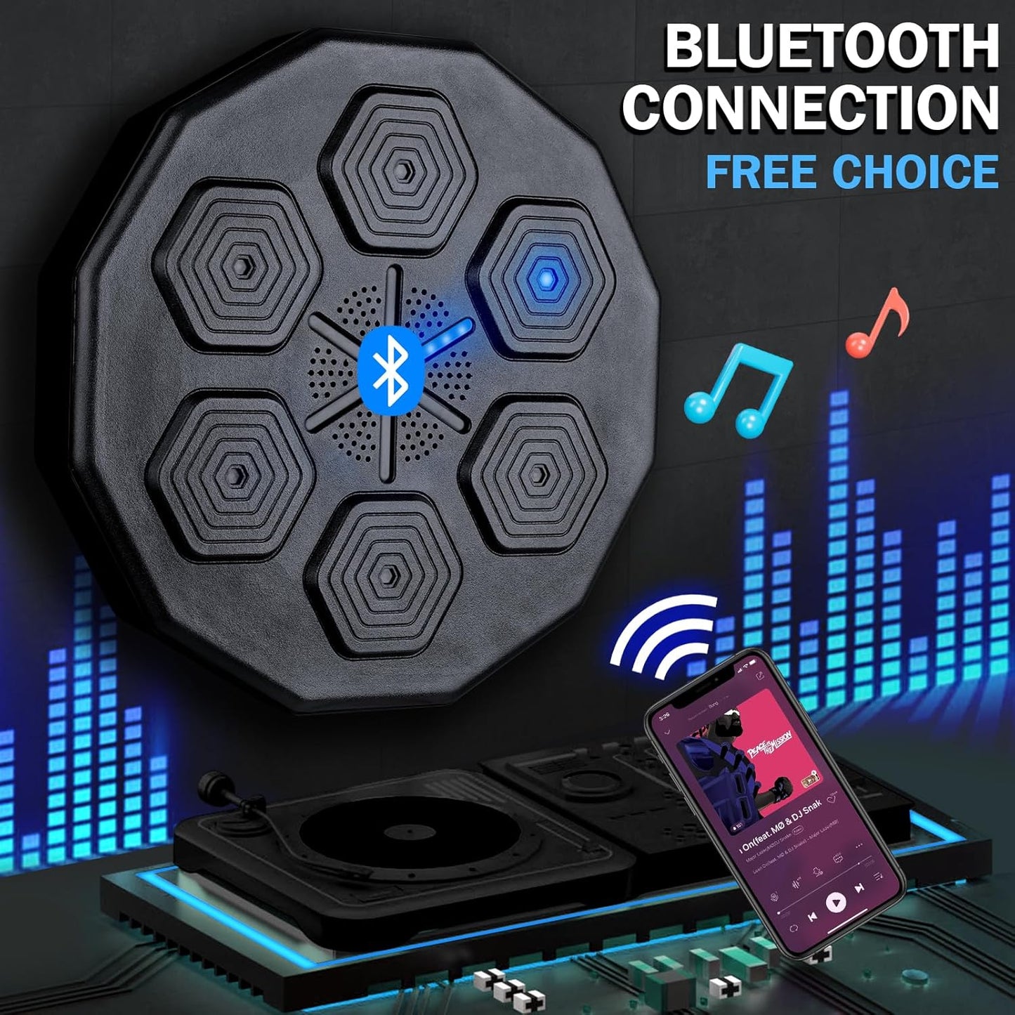 New Music Boxing Machine, Bluetooth Music Boxing Parent-Child Games