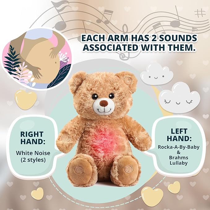 Gemma Joy Bedtime Baby Breathing Bear