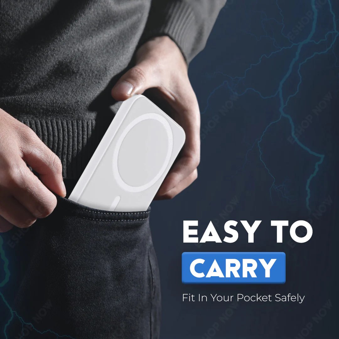 Portable Charger with 20W Fast Charging Capability, MagSafe Battery Pack 10000mAh