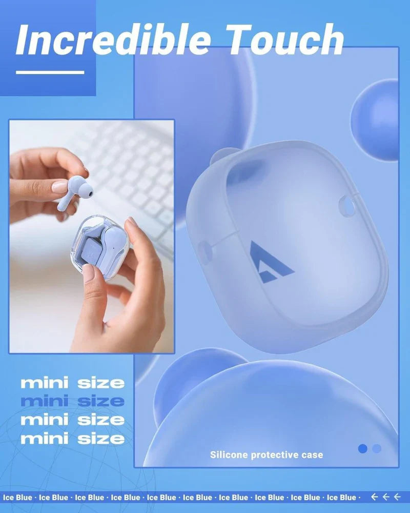 TWS T6 Crystal Wireless Earbuds
