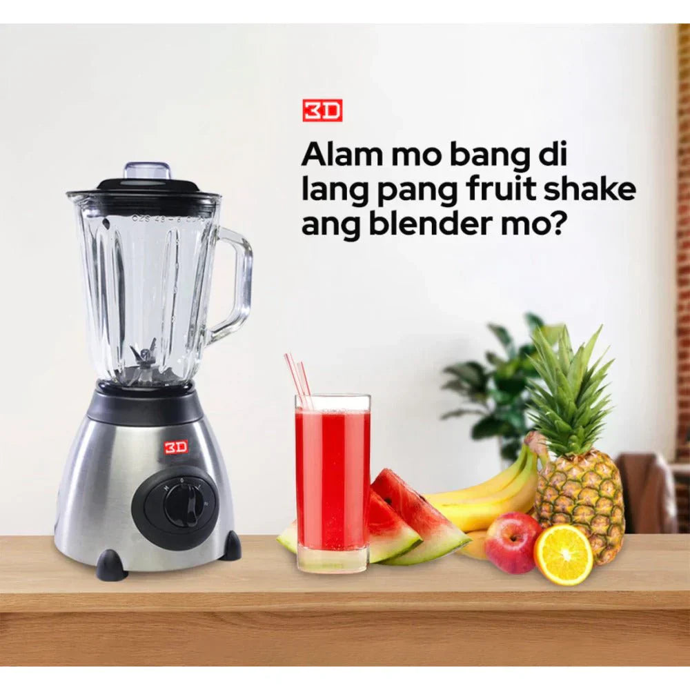 Portable 3-in-1 Juicer, Blender and Chopper in one convenient appliance