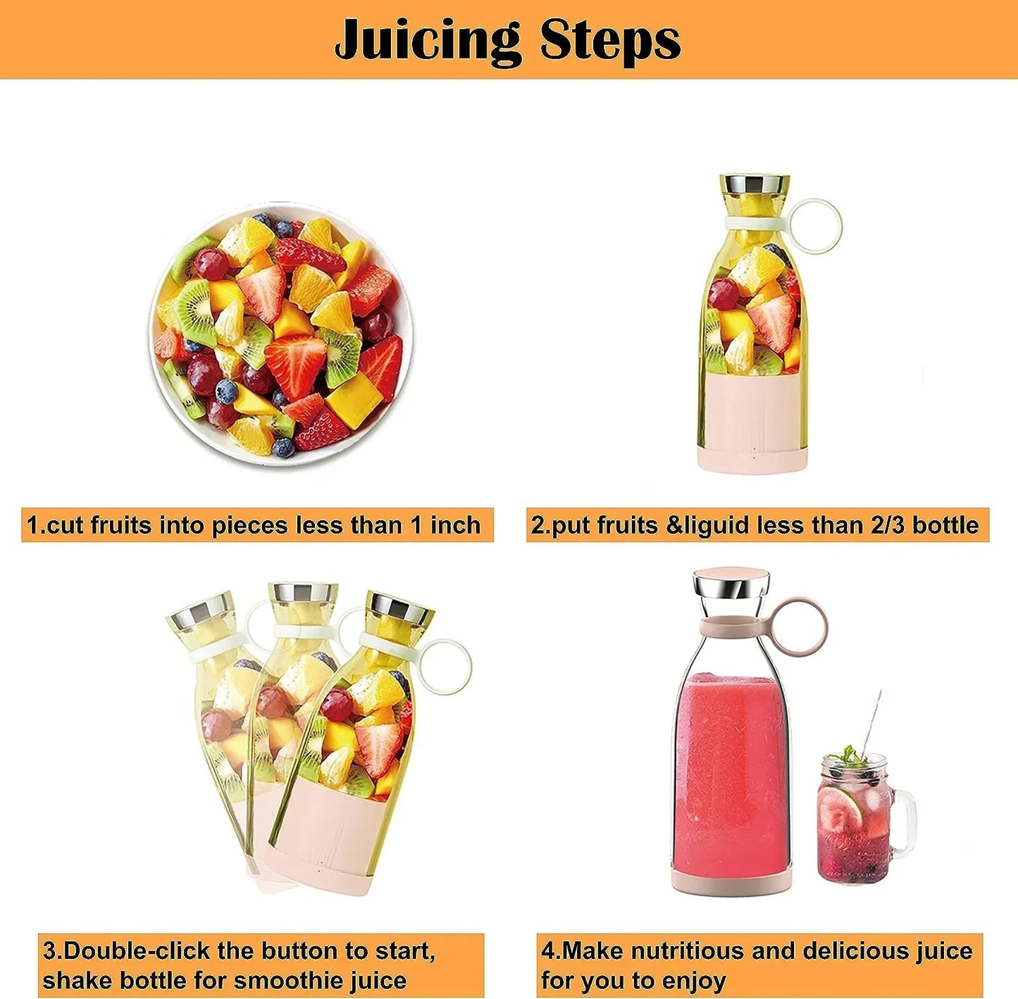 Personal size blender, portable blender