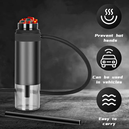 Portable Hookah With Everything Great For Car Travel Include All Hookah Accessories