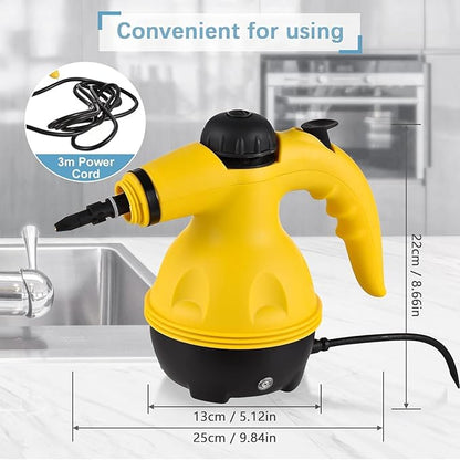 Hand Held Steam Cleaner JAPAN TECHNOLOGY 1200W High Temperature Pressurized Steam Cleaning