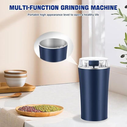 Electric Grinder 300W, Spice Grinder with Stainless Steel Blades, Multifunctional Coffee Grinder for Coffee Beans, Spices, Herbs, and Nuts
