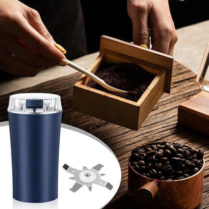 Electric Grinder 300W, Spice Grinder with Stainless Steel Blades, Multifunctional Coffee Grinder for Coffee Beans, Spices, Herbs, and Nuts