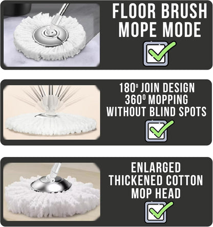 Premium Quality 360° Easy Spin Mop And Bucket Set Home Cleaner