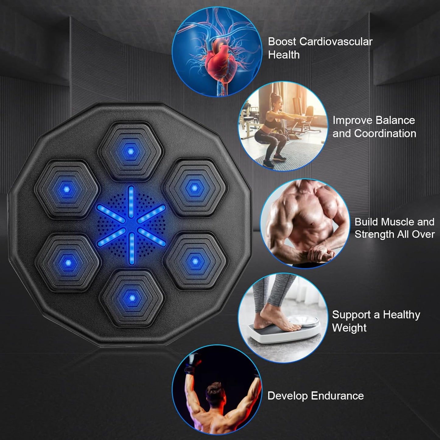 New Music Boxing Machine, Bluetooth Music Boxing Parent-Child Games