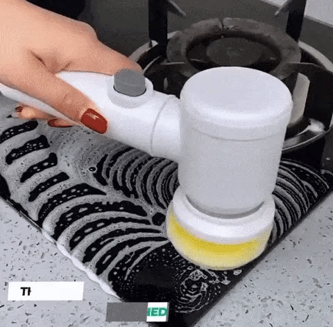 Electric Spin Scrubber, Electric Cleaning Brush,5in1 Magic Brush for cleanning Tile/Sink/WASH